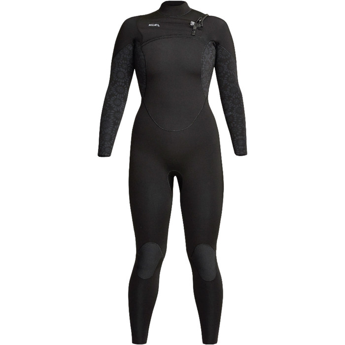 2023 Xcel Womens Comp 3/2mm Chest Zip Wetsuit WN32ZX - Black